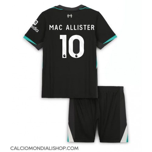 Maglie da calcio Liverpool Alexis Mac Allister #10 Seconda Maglia Bambino 2024-25 Manica Corta (+ Pantaloni corti)